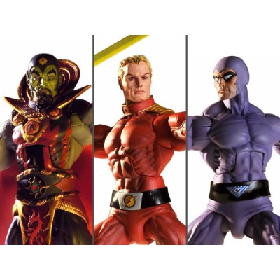 DEFENDERS OF THE EARTH SERIES 1 SET 3x ACTION FIGURES NECA