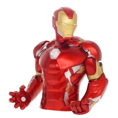 MARVEL COMICS IRON MAN BUST BANK SALVADANAIO MONOGRAM
