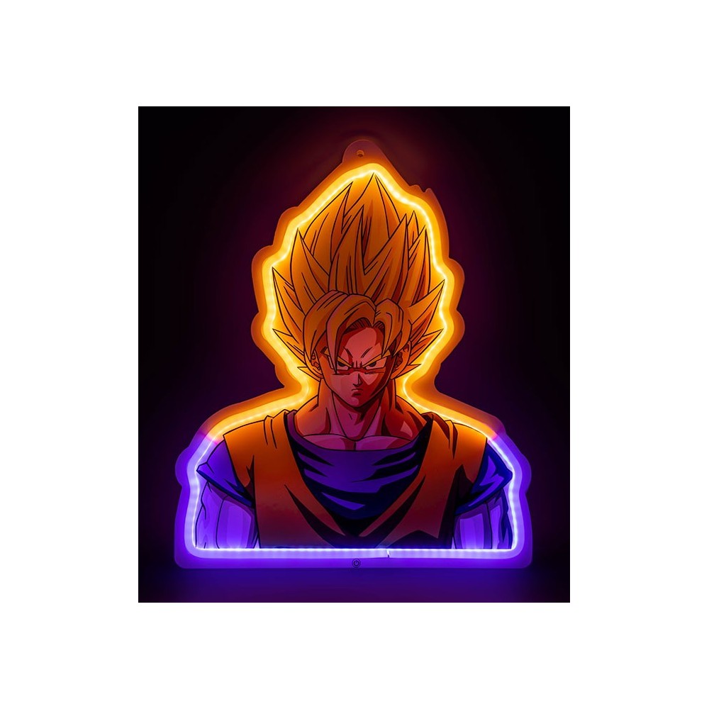 DRAGON BALL Z GOKU WALL LED LAMP LAMPADA 40CM TEKNOFUN