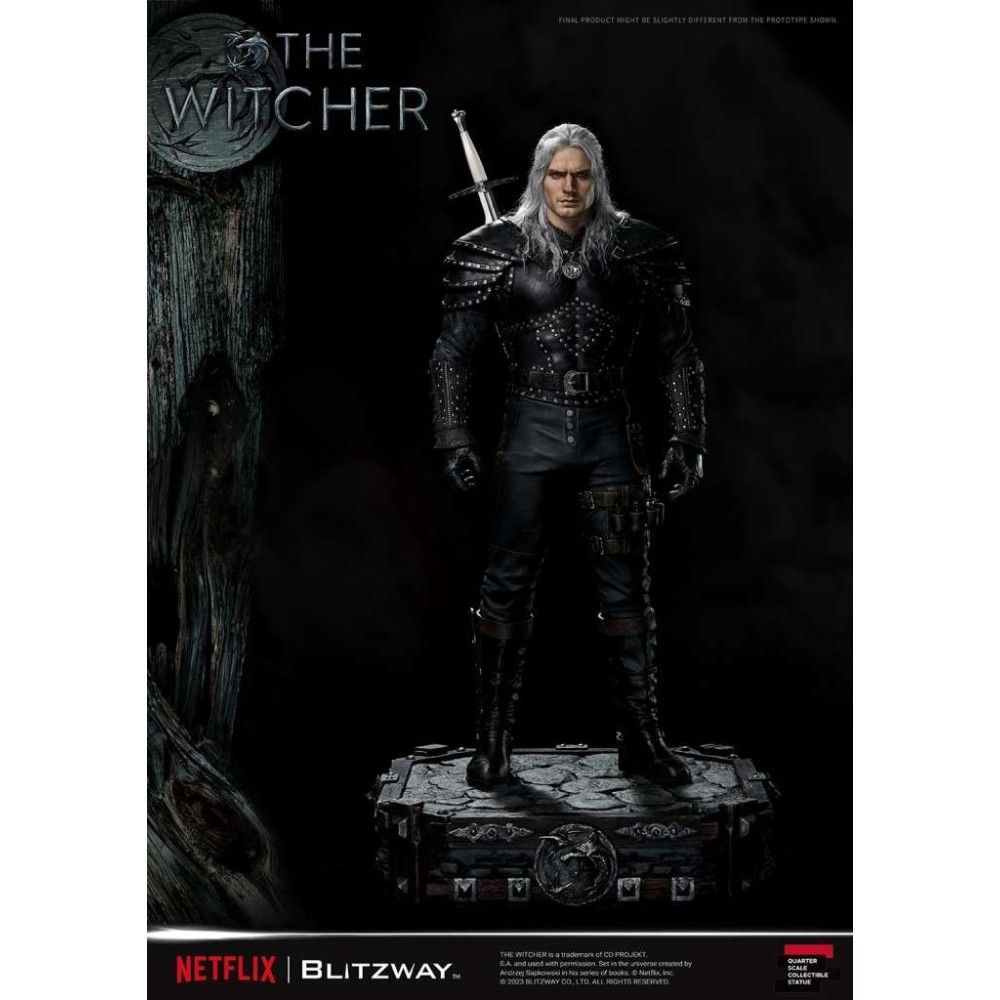 THE WITCHER GERALT OF RIVIA 1/4 57CM STATUA FIGURE BLITZWAY