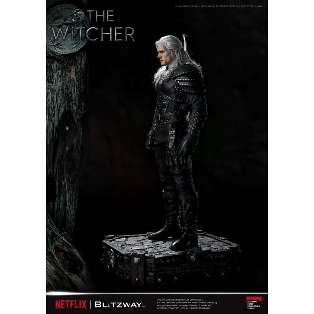 THE WITCHER GERALT OF RIVIA 1/4 57CM STATUA FIGURE BLITZWAY