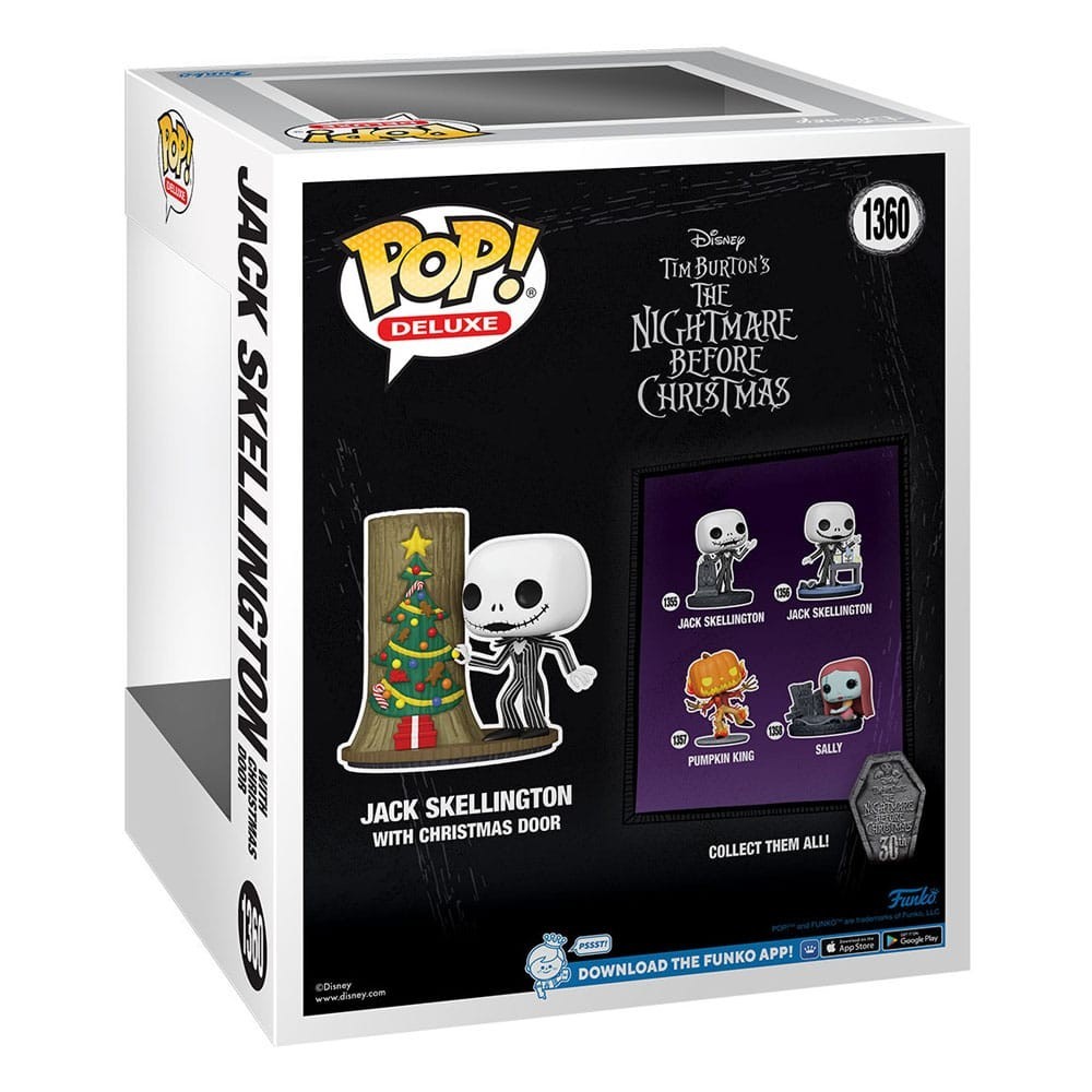 FUNKO FUNKO POP! THE NIGHTMARE BEFORE CHRISTMAS JACK SKELLINGTON DELUXE BOBBLE HEAD FIGURE