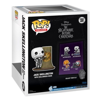 FUNKO FUNKO POP! THE NIGHTMARE BEFORE CHRISTMAS JACK SKELLINGTON HALLOWEEN DOOR DELUXE BOBBLE HEAD FIGURE