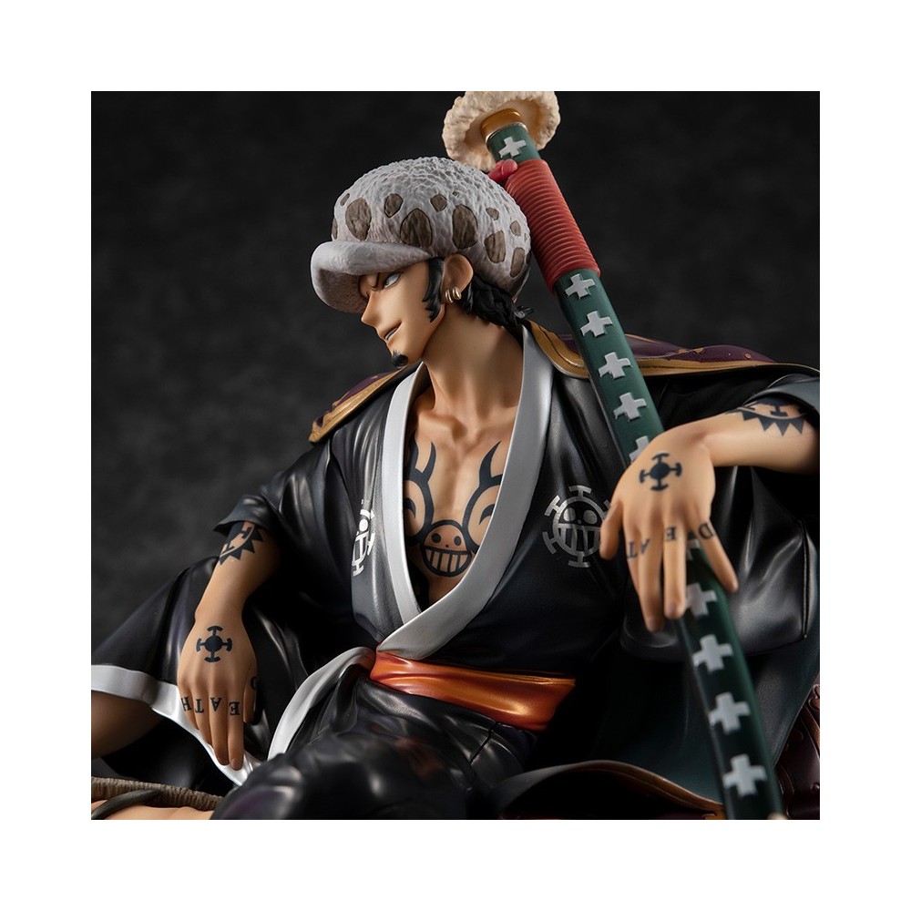 MEGAHOUSE ONE PIECE P.O.P. WARRIOR ALLIANCE TRAFALGAR LAW STATUE
