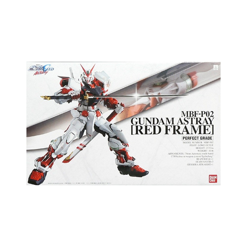 BANDAI PERFECT GRADE PG GUNDAM ASTRAY RED FRAME 1/60 MODEL KIT FIGURE