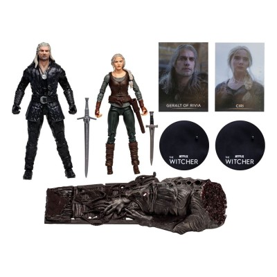 MC FARLANE THE WITCHER CIRI & GERALT OF RIVIA 18CM ACTION FIGURE