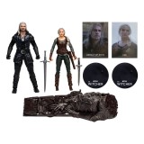 MC FARLANE THE WITCHER CIRI & GERALT OF RIVIA 18CM ACTION FIGURE