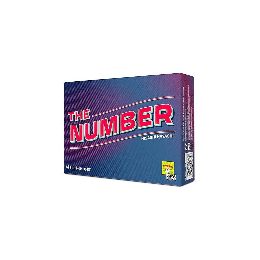 ASMODEE THE NUMBER ITALIAN BOARDGAME