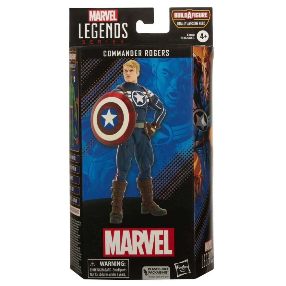 HASBRO MARVEL LEGENDS COMMANDER ROGERS ACTION FIGURE