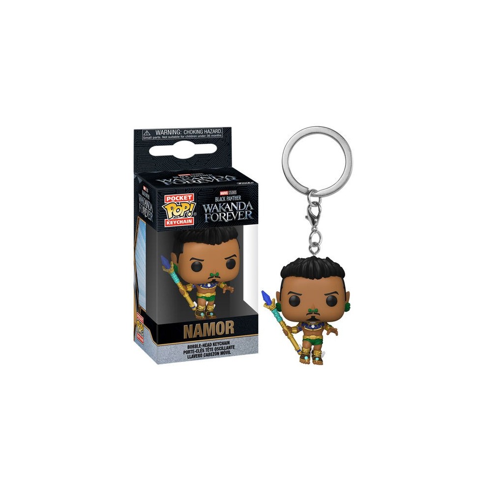 BLACK PANTHER WAKANDA FOREVER POCKET POP! NAMOR KEYCHAIN PORTACHIAVI FUNKO