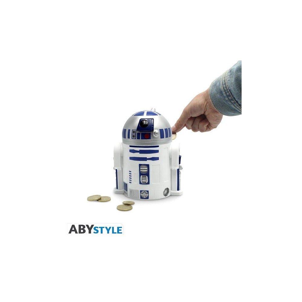 STAR WARS R2-D2 MONEY BANK SALVADANAIO FIGURE ABYSTYLE