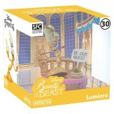LA BELLA E LA BESTIA LUMIERE SUPER FIGURE COLLECTION STATUA ABYSTYLE