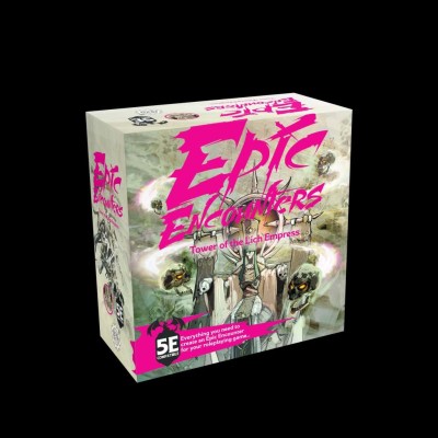 EPIC ENCOUNTERS TOWER OF LICH EMPRESS SET MINIATURE STEAMFORGED GAMES