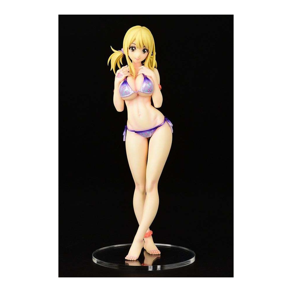 ORCA TOYS FAIRY TAIL LUCY HEARTFILIA SWIMSUIT PURE IN HEART TWIN TAIL 27CM STATUE FIGURE