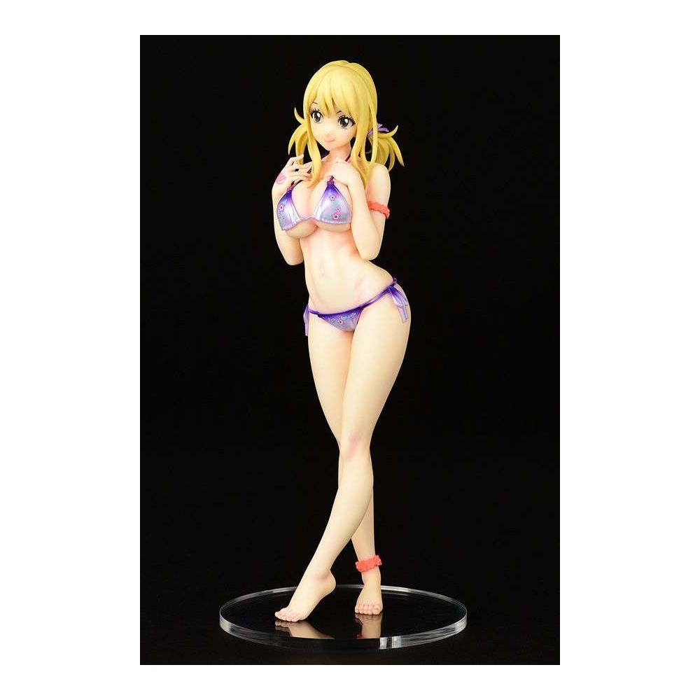 ORCA TOYS FAIRY TAIL LUCY HEARTFILIA SWIMSUIT PURE IN HEART TWIN TAIL 27CM STATUE FIGURE