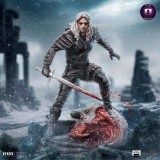 THE WITCHER NETFLIX GERALT OF RIVIA ART SCALE 1/10 STATUA FIGURE IRON STUDIOS