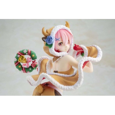 RE:ZERO RAM CHRISTMAS MAID 1/7 STATUA FIGURE KADOKAWA