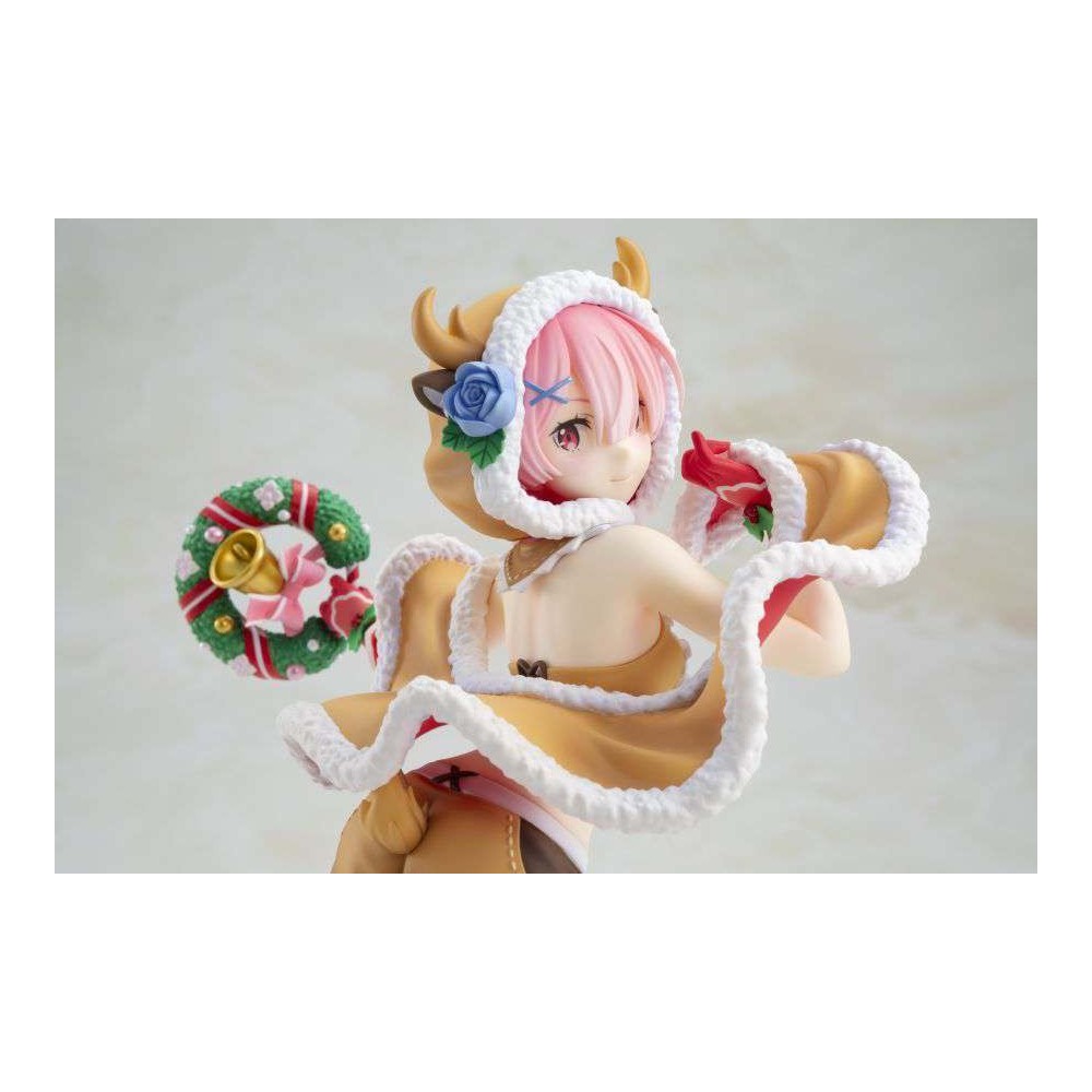 RE:ZERO RAM CHRISTMAS MAID 1/7 STATUA FIGURE KADOKAWA