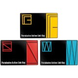 METAL GEAR SOLID METAL PAL KEYCARD SET OF 3 REPLICA FANATTIK