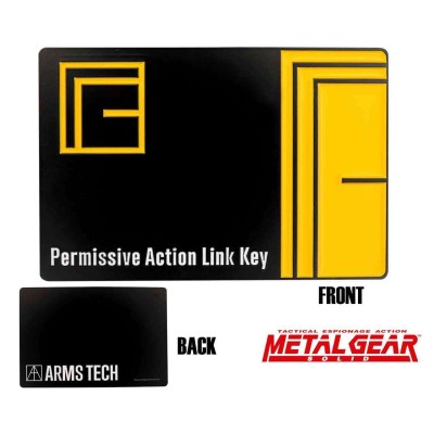 METAL GEAR SOLID METAL PAL KEYCARD SET OF 3 REPLICA FANATTIK