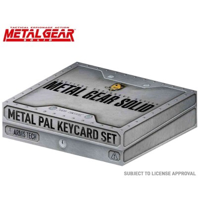 METAL GEAR SOLID METAL PAL KEYCARD SET OF 3 REPLICA FANATTIK