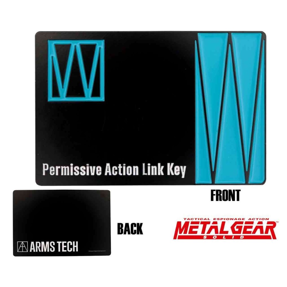METAL GEAR SOLID METAL PAL KEYCARD SET OF 3 REPLICA FANATTIK