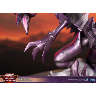 YU-GI-OH! RED-EYES B. DRAGON PURPLE EDITION STATUA FIGURE FIRST4FIGURES