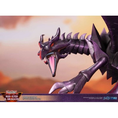 FIRST4FIGURES YU-GI-OH! RED-EYES B. DRAGON PURPLE EDITION STATUE FIGURE