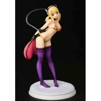 ORCA TOYS FAIRY TAIL LUCY HEARTFILIA HALLOWEEN CAT 24CM STATUE FIGURE