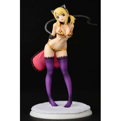 FAIRY TAIL LUCY HEARTFILIA HALLOWEEN CAT 24CM STATUA FIGURE ORCA TOYS