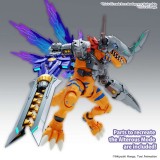 DIGIMON FIGURE RISE AMPLIFIED METALGREYMON VACCINE MODEL KIT ACTION FIGURE BANDAI