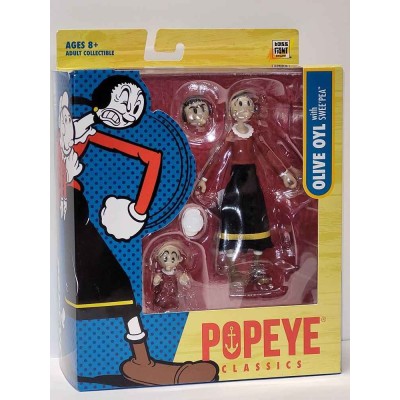 POPEYE CLASSICS WAVE 1 OLIVIA E PISELLINO ACTION FIGURE BOSS FIGHT STUDIO