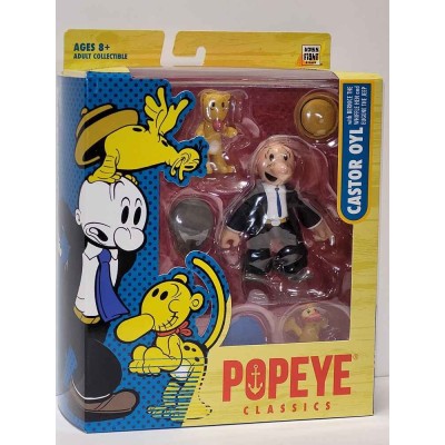 BOSS FIGHT STUDIO POPEYE CLASSICS WAVE 1 CASTOR OYL BERNICE AND EUGENE ACTION FIGURES