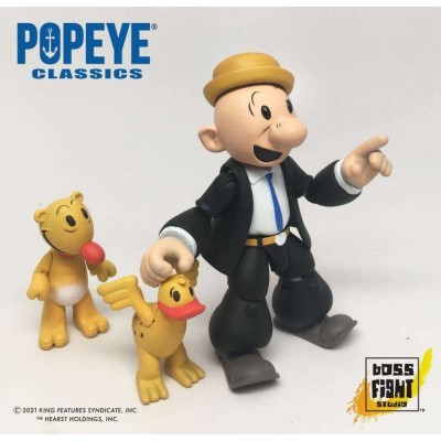 BOSS FIGHT STUDIO POPEYE CLASSICS WAVE 1 CASTOR OYL BERNICE AND EUGENE ACTION FIGURES