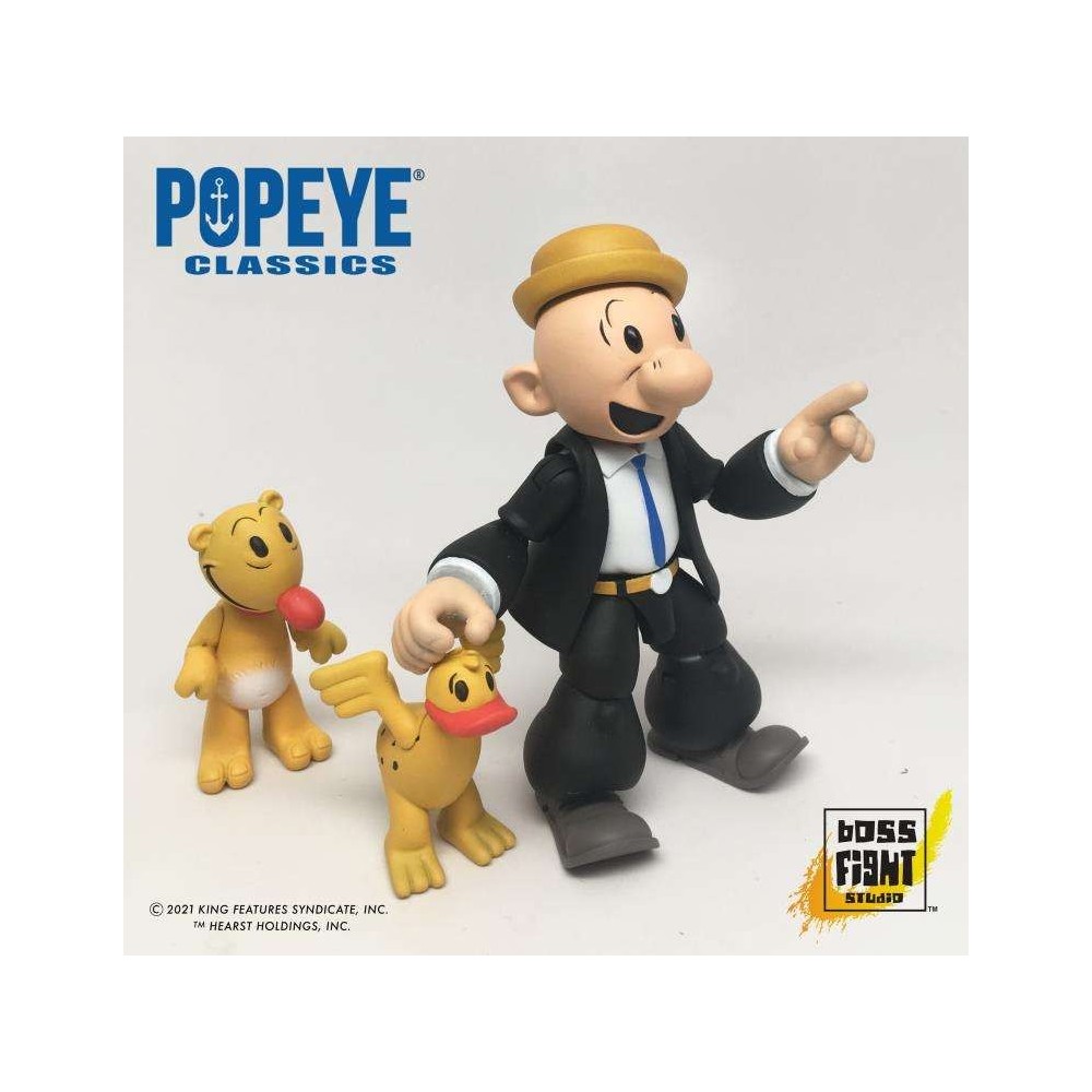 POPEYE CLASSICS WAVE 1 DANTE BERTOLIO EUGENIO E BERNICE ACTION FIGURES BOSS FIGHT STUDIO