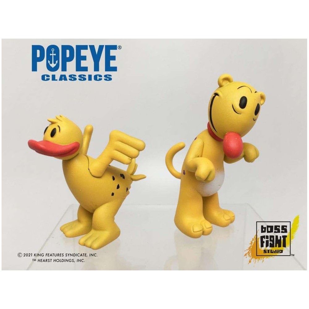 POPEYE CLASSICS WAVE 1 DANTE BERTOLIO EUGENIO E BERNICE ACTION FIGURES BOSS FIGHT STUDIO