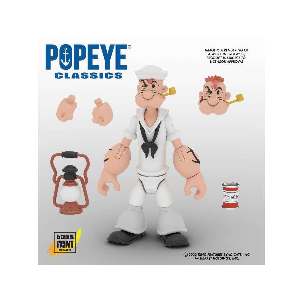 BOSS FIGHT STUDIO POPEYE CLASSICS WAVE 2 POPEYE ACTION FIGURE