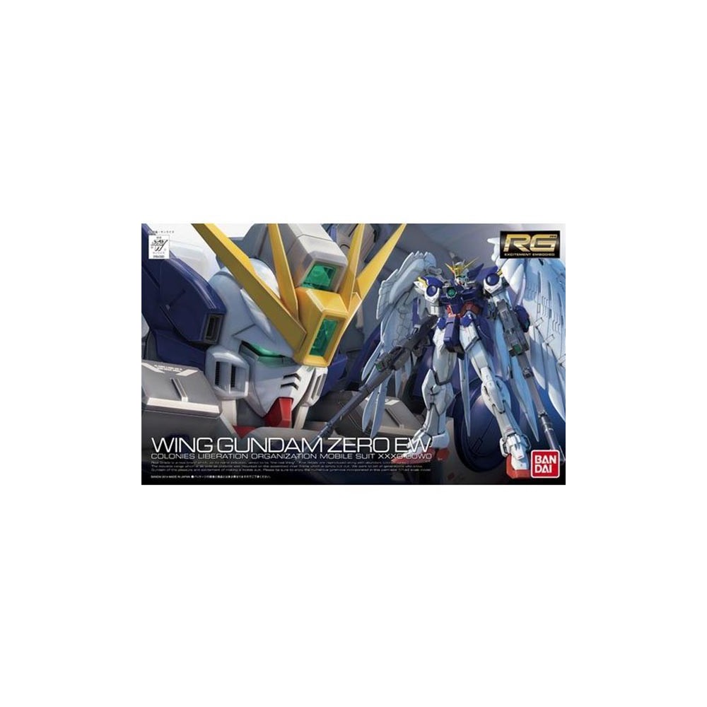 RG REAL GRADE WING GUNDAM ZERO EW 1/144 MODEL KIT ACTION FIGURE BANDAI
