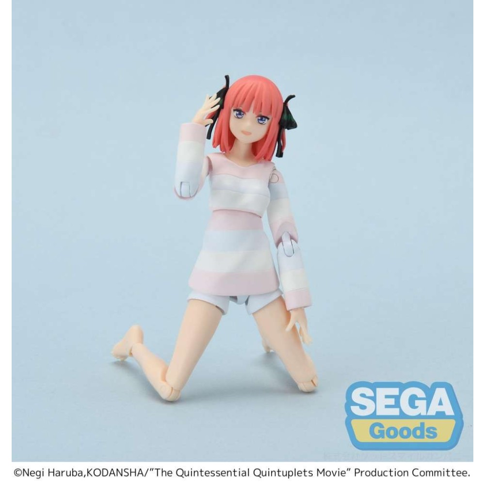 SEGA GOODS copy of THE QUINTESSENTIAL QUINTUPLETS MOVINGOOD ICHIKA NAKANO ACTION FIGURE