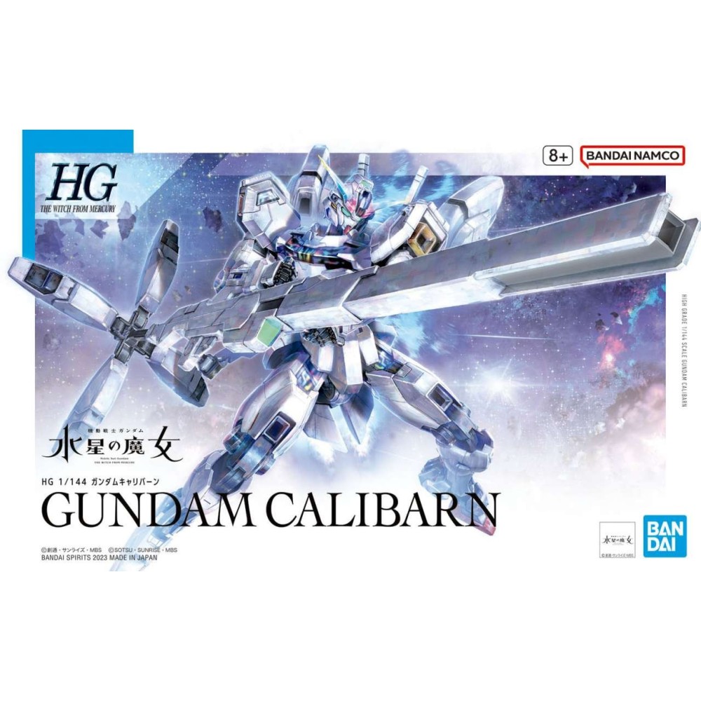 HIGH GRADE HG THE WITCH FROM MERCURY GUNDAM CALIBARN 1/144 MODEL KIT ACTION FIGURE BANDAI
