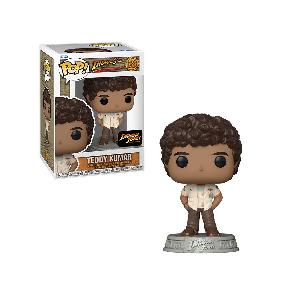 FUNKO FUNKO POP! INDIANA JONES TEDDY KUMAR BOBBLE HEAD KNOCKER FIGURE