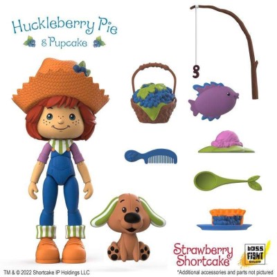 STRAWBERRY SHORTCAKE HUCKLEBERRY PIE & PUPCAKE ACTION FIGURE BOSS FIGHT STUDIO
