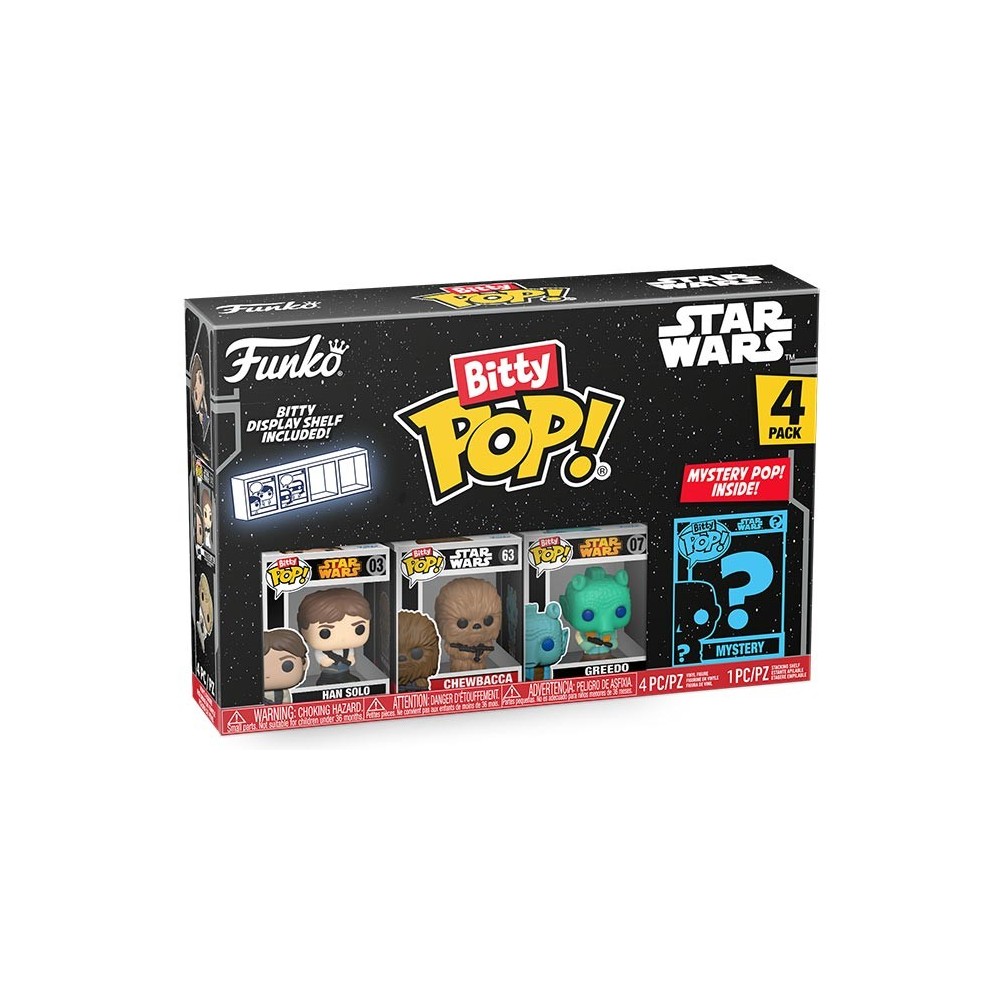 FUNKO BITTY POP! STAR WARS 4 PACK HAN VINYL MINI FIGURE FUNKO