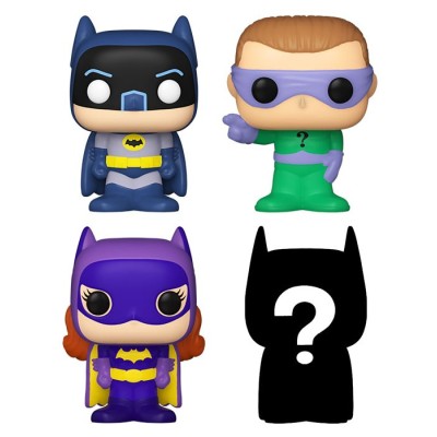 FUNKO BITTY POP! BATMAN CLASSIC TV SERIES 4 PACK ADAM WEST VINYL MINI FIGURE FUNKO