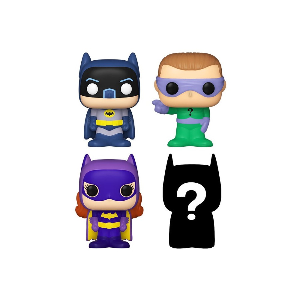FUNKO BITTY POP! BATMAN CLASSIC TV SERIES 4 PACK ADAM WEST VINYL MINI FIGURE FUNKO