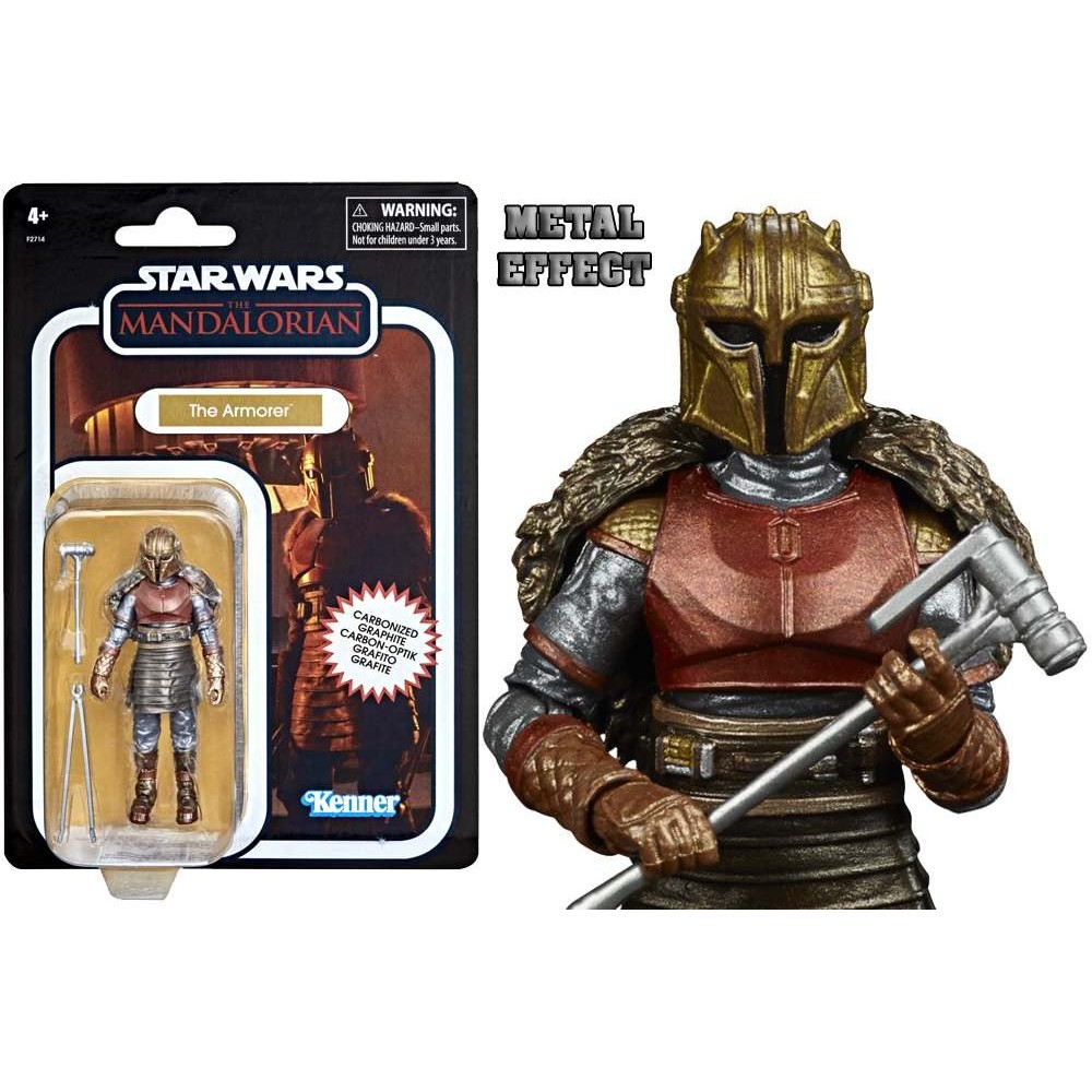 HASBRO STAR WARS THE MANDALORIAN VINTAGE COLLECTION THE ARMORER ACTION FIGURE