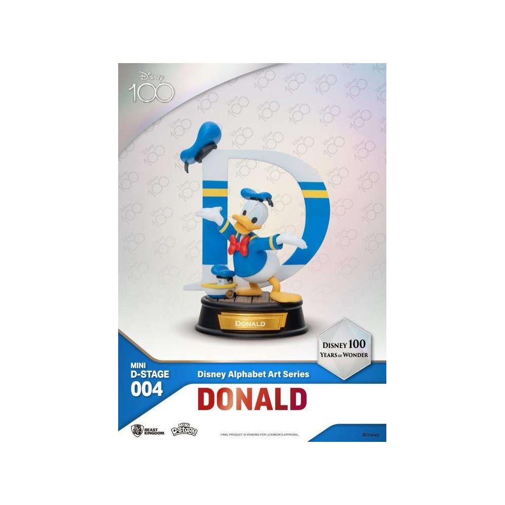 DISNEY 100 YEARS OF WONDER ALPHABET MINI D-STAGE FIGURES BEAST KINGDOM