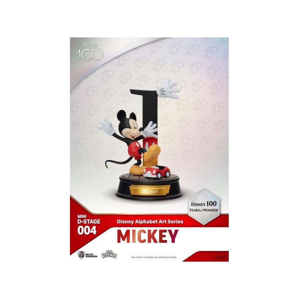 DISNEY 100 YEARS OF WONDER ALPHABET MINI D-STAGE FIGURES BEAST KINGDOM