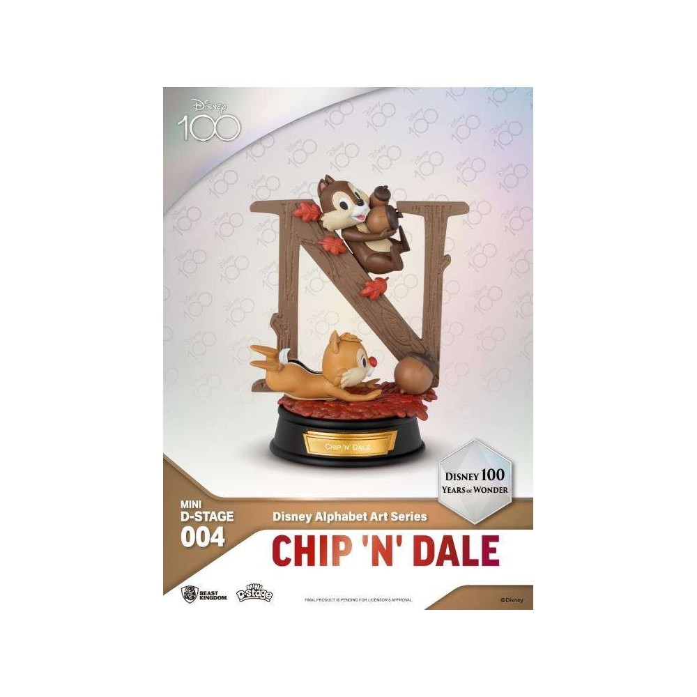 DISNEY 100 YEARS OF WONDER ALPHABET MINI D-STAGE FIGURES BEAST KINGDOM