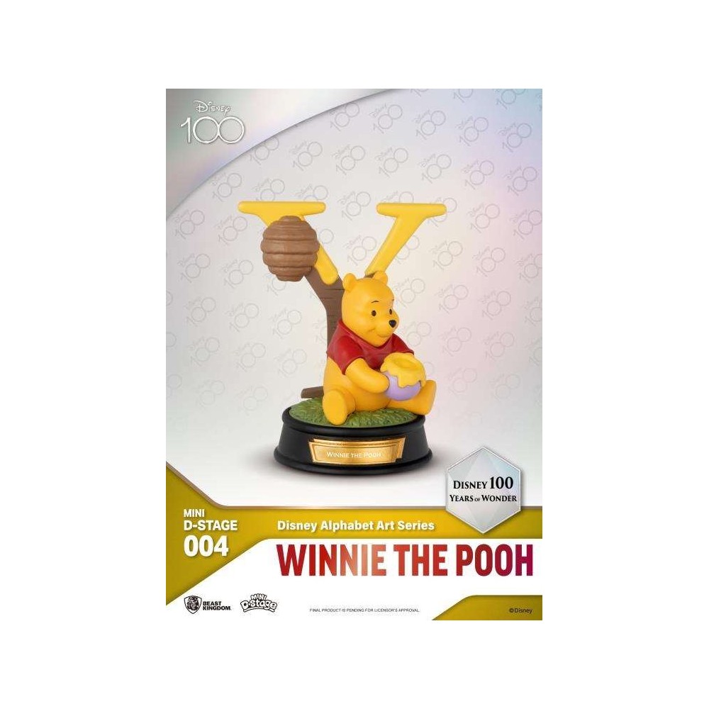 DISNEY 100 YEARS OF WONDER ALPHABET MINI D-STAGE FIGURES BEAST KINGDOM